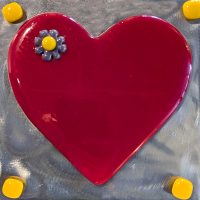 Heart on Metal
Sue Goldsand
6" x 6"
glass/metal
$175
