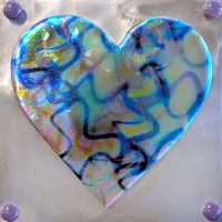 Cosmo
Sue Goldsand
6" x 6"
dichromatic glass, metal
$250