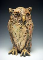 Amber the Owl
Kari Rives
13" x 7" x 7"
ceramic, clay