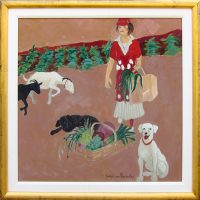 Gardening
Jacqueline Rochester
36.25" x 36.25"
oil on canvas
$7000