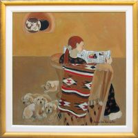 Morning News
Jacqueline Rochester
36.25" x 36.25"
oil on canvas
$7000