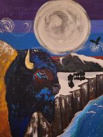 Buffalo Jump
Stephano
40" x 30"
mixed media on canvas
$3900