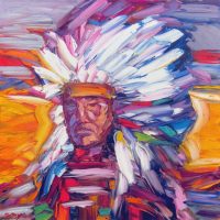Spirit Warrior
Greg Dye
36" x 36"
oil on canvas
$3600