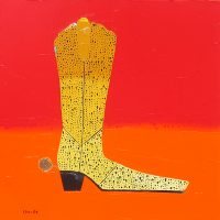 Boot Me Up!
Trevor Mikula
24" x 24"
acrylic on canvas
$1200