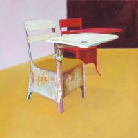Untitled (Red Desk)
Brian Boner
33.5" x 33.5"
oil on canvas
$1475