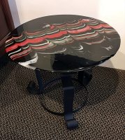 Accent Table - Black / Red
Adriana Walker
Fused Glass Top on Iron Base
$490