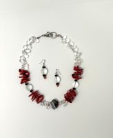 Red and Black
Adriana Walker
necklace and earrings
$168