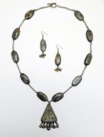 Kyanite Past
Adriana Walker 
Kyanite,vintage Mid-East elements
$198