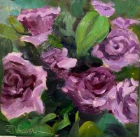Lavender Roses
Sarah Webber
8" x 8"
oil on panel
$175