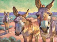 Donkeys in Paradise
Sarah Webber
36" x 48"
oil on canvas
$5600