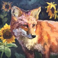 Sunflower Spy
Sarah Webber
20-7/8" x 20-7/8"
oil on canvas
$2000