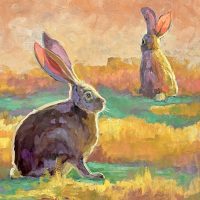 Jack and Jill
Sarah Webber 
24" x 24"
oil on canvas
$2200
