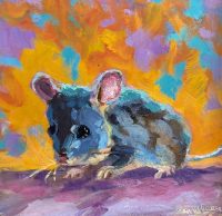 Crouching Mouse
Sarah Webber
8" x 8"
oil on canvas
$495