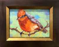 Feisty Flycatcher
Sarah Webber
7-1/2" x 9-1/2"
oil on canvas
$275