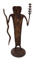Deity with Snake and Grain
Doug Weigel
69" x 40"
steel
$2900
