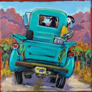 Wine Country by Connie Townsend, 8" x 8", acrylic on canvas