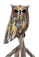 Owl
Adam Thomas Rees
15" x 11" x 11"
steel, polymer clay and mixed media
$4200