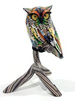 Small Yellow Eyed Owl
Adam Thomas Rees
6-1/2" x 6" x 5"
steel, polymer clay and mixed media
$1050