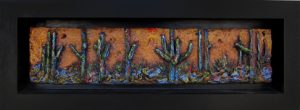 Saguaros by