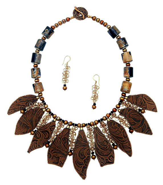 Classy Cowgirl - Necklace and Earrings by
