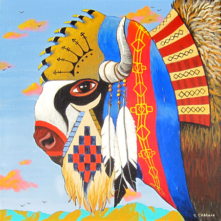 Before the Humans Came (Bison) by