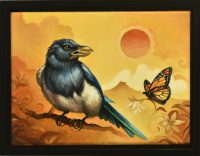 Magpie Sunrise
Sarah Kathryn Bean
10-1/2" x 13-1/2"
oil on canvas
$650