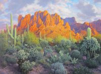 Superstition Cliffs
Stephen Morath
40" x 54"
acrylic on canvas
$6900