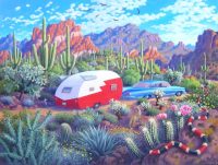 Zig Zag in Cactus Land
Stephen Morath 
32" x 40"
acrylic on canvas
$4400
