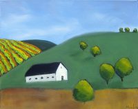 The Big Vineyard Barn
Michelle Andres
16" x 20"
oil on canvas
$835