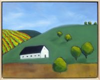The Big Vineyard Barn
Michelle Andres
17" x 21"
oil on canvas
$910