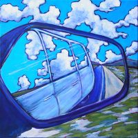 Reflections in the Rearview
Debbie Carroll
acrylic on canvas
$400