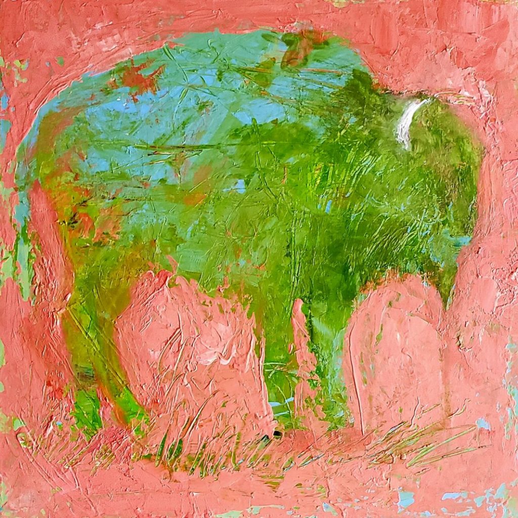 Bison in a Rose Colored World by
