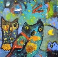 Owl Say
Kate Dardine
8" x 8"
acrylic on canvas
$325