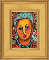 A Little Birdie Told Me
Max Jones
13" x 11"
mixed media on panel
$300