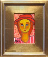 Cosmo Girl
Max Jones
13" x 11"
mixed media on panel
$250