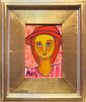 Cosmo Girl
Max Jones
13" x 11"
mixed media on panel
$250