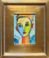 Pill Box Hat
Max Jones
13" x 11"
mixed media on panel
$250