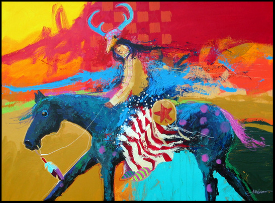 Rides the Black by