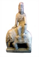 Quan Yin Riding Animals
32 x 19 x  32
stone
$950