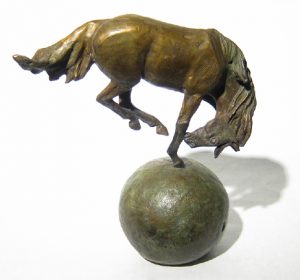 Large Horse on a Ball by