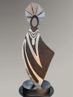 Windswept Woman
Pamela Ambrosio
94" x 36" x 26"
Steel & Stainless
$6200
