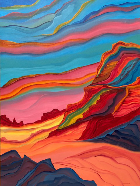 Vibrant Sunset by