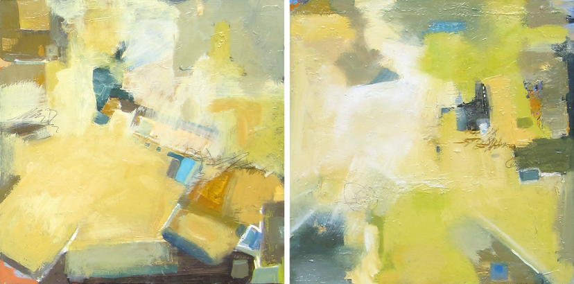 Approach (diptych) by