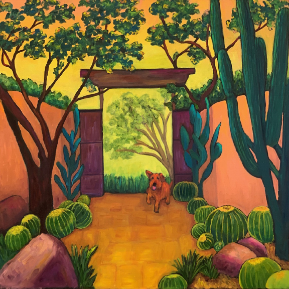 Golden Barrel Garden by