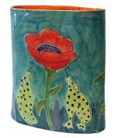 Frog Vase
Robin Chlad
8" x 6" x 4"
ceramic
$175