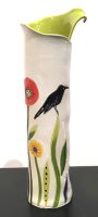 White Round Black Bird Vase
Robin Chlad
17" tall x 5' x 5"
ceramic
$300
