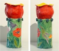Tulip Vase 
Robin Chlad
10.5" x 4.5"
ceramic
$175