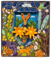 Bunny Garden Mosaic
Robin Chlad
14.5" x 12.25"
ceramic
$1500