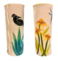 White Dragon Fly Vase
Robin Chlad
9" x 3-1/2" x 3"
ceramic
$100