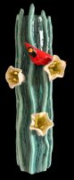 Cardinal w/ Cereus Cactus Wall Sculpture
Robin Chlad
20" x 7.5" x 4"
ceramic
$750